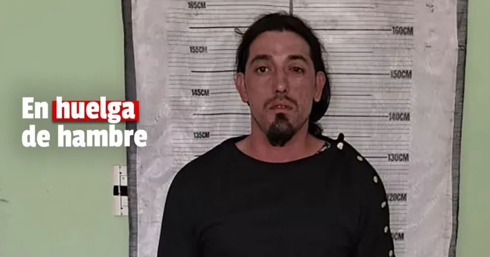 El líder mapuche detenido está en huelga de hambre 