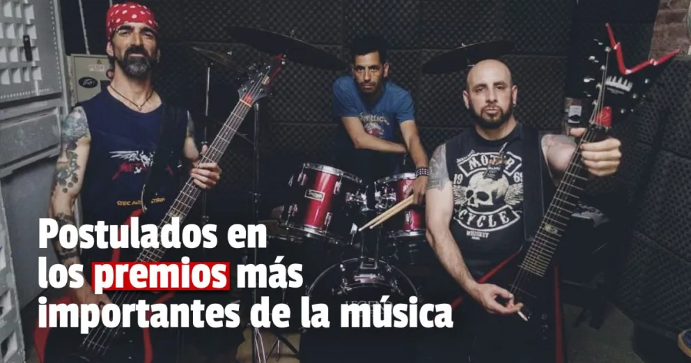 Una banda metalera fue postulada a los premios Gardel 2023