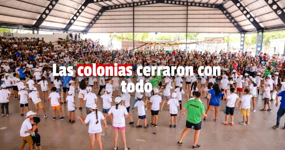 Las Colonias de Verano de Capital cerraron con show, sorteos y premios 
