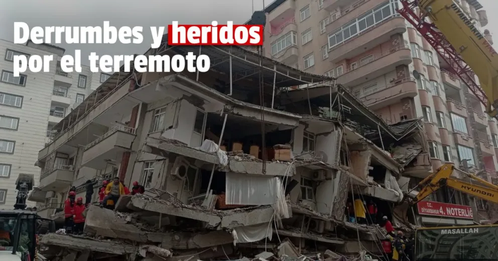 Turquía sufrió un terremoto de 7,8, hay heridos y derrumbes 