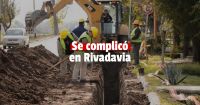 Contratados de Rivadavia cortan el ingreso al Obrador