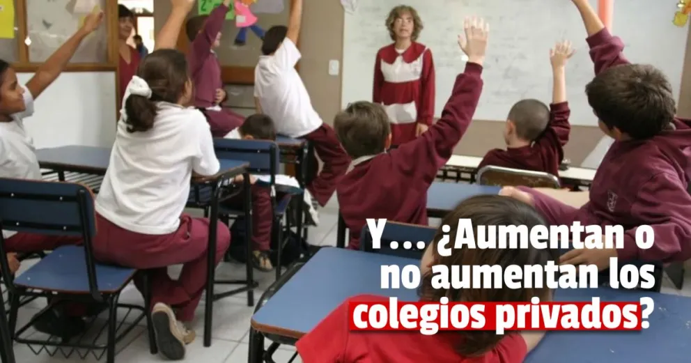 Evalúan un aumento en la cuota de los colegios privados antes de los Precios Justos 