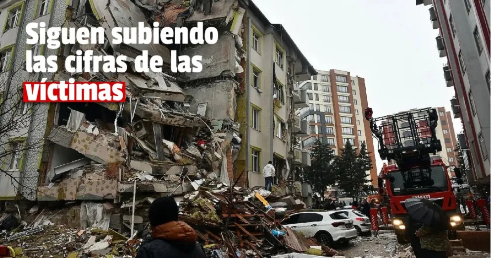 Ya son más de 17 mil las víctimas por el terremoto en Turquía y Siria 