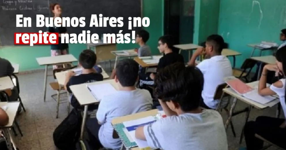 No habrá más repitentes en las escuelas secundarias de Buenos Aires