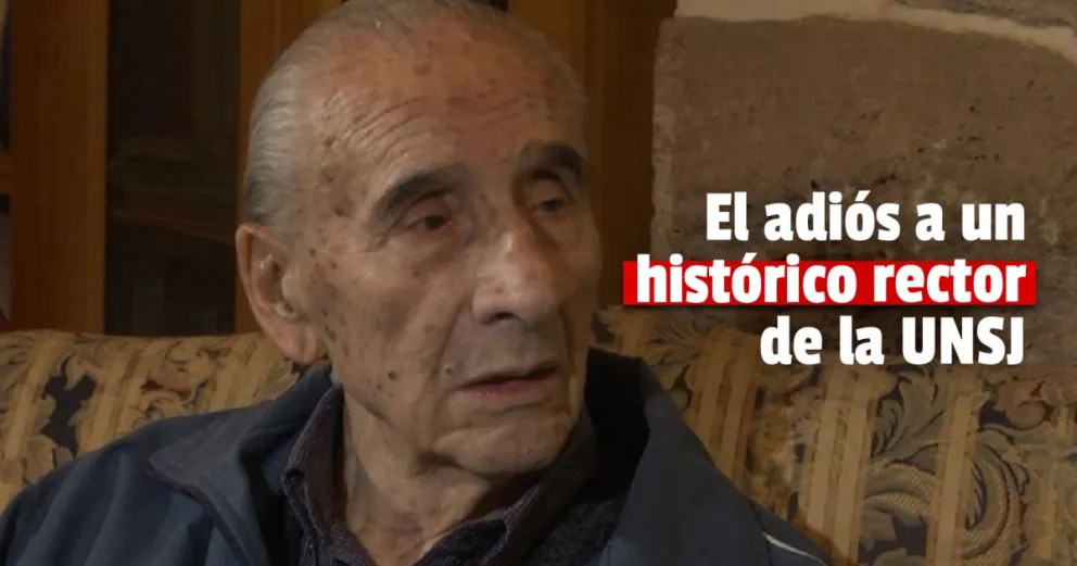 Dolor por el fallecimiento de un ex rector de la UNSJ 