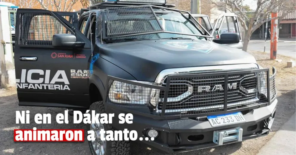 Fueron a rescatar un caballo y en el camino, rompieron una camioneta RAM
