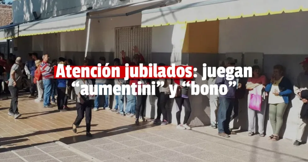 El Gobierno un anunció un aumento del 17% para los jubilados.