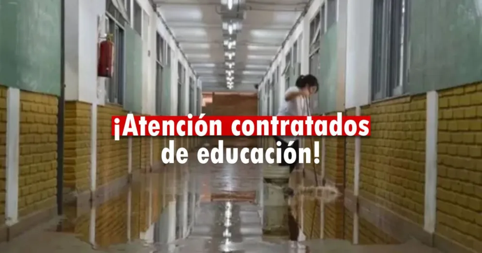 Se publicó el cronograma para contratados de educación en zonas alejadas.