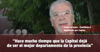 Carlos Lorenzo puso primera y va por la intendencia de la Capital 