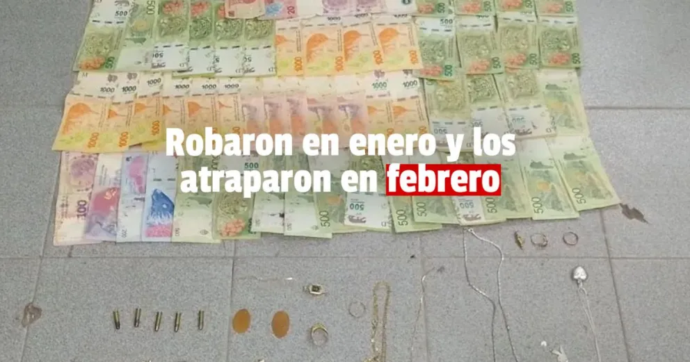 Cayeron tres malvivientes que robaron una casa en enero pasado 