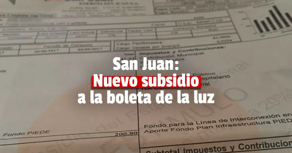 San Juan aportará más dinero para subsidiar la boleta de la luz