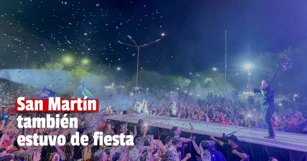 Una multitud copó San Martín en la Fiesta del Syrah y la Jarilla