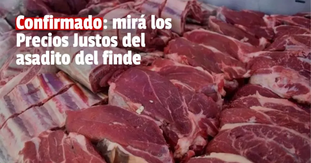 Confirmado: estos son los cortes de carne que entran en Precios Justos