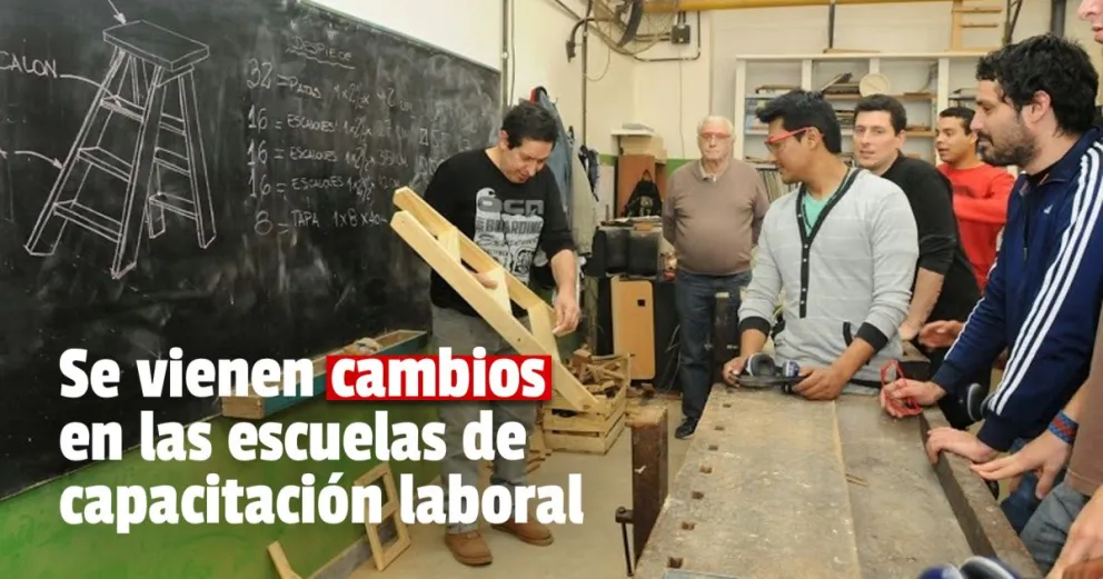 Actualizarán las especialidades de las escuelas de capacitación laboral