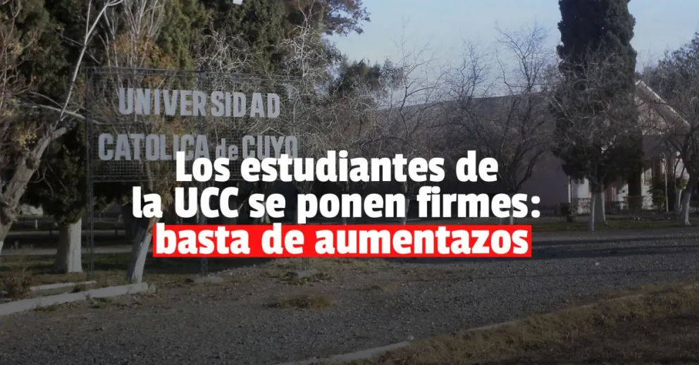 Los alumnos de la UCC reclaman porque el precio de las cuotas sube todos los meses