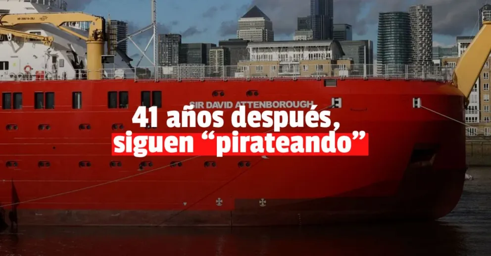 Detectaron un buque inglés navegando ilegalmente por aguas argentinas