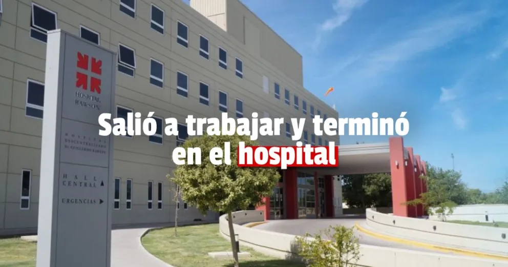 Un remisero chocó con un auto y terminó en el hospital