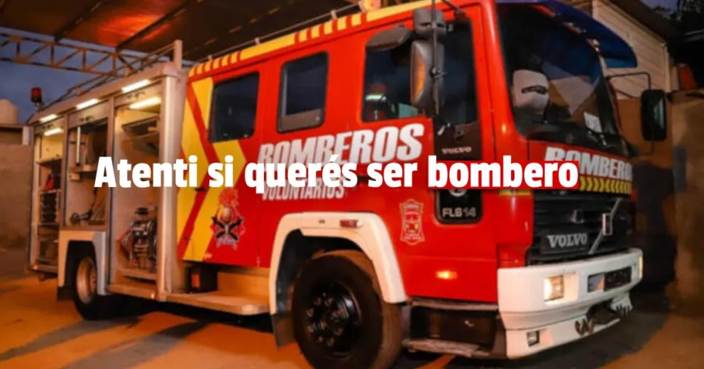 Bomberos Voluntarios realizan una convocatoria para formar profesionales 