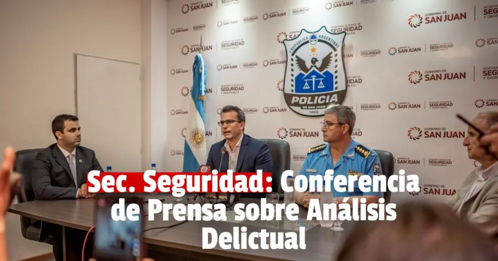 La Secretaria de Estado de Seguridad y Orden Público Presentó en Análisis Delictual
