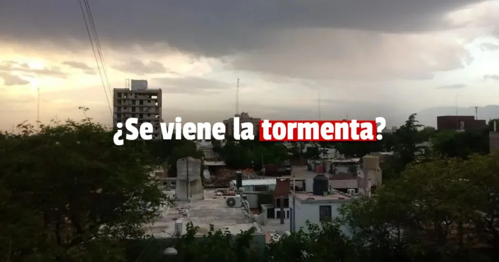 Emitieron un alerta por fuertes tormentas 