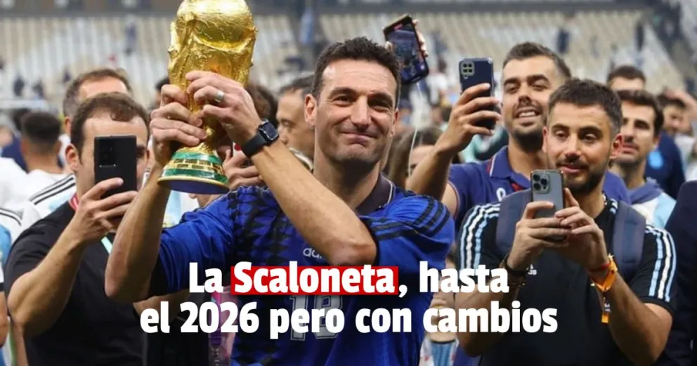 Scaloni cerca de renovar en la Selección, con cambios en el cuerpo técnico