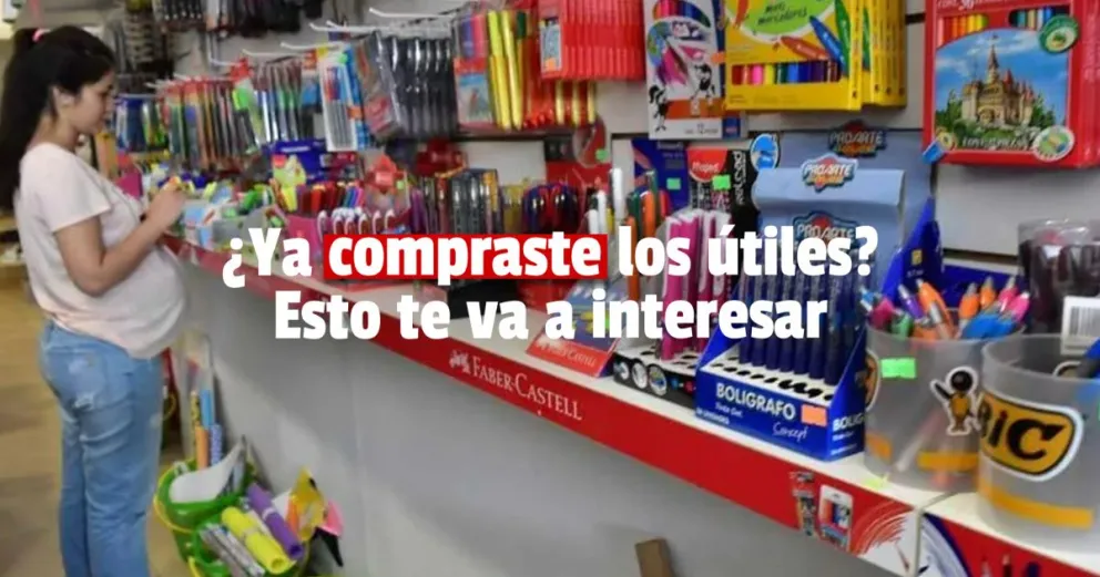 Se estableció un acuerdo para el precio de los útiles 