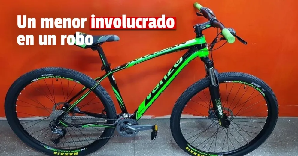 Un joven y un menor de 14 años fueron detenidos por intentar robar una bicicleta 