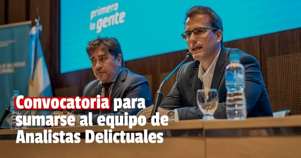 Se abre la convocatoria para formar parte del equipo de Analistas Delictuales