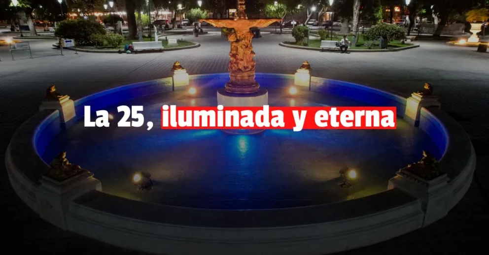 Baistrocchi mostró el avance de los trabajos en la Plaza 25 