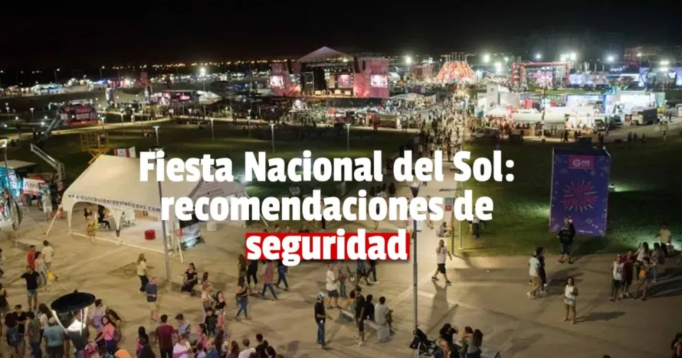 Autoridades de Seguridad brindaron recomendaciones para la Fiesta del Sol 