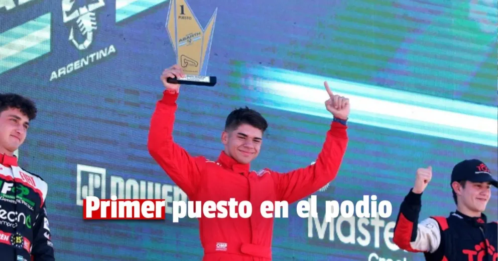Un piloto sanjuanino triunfó en la Copa Abarth Argentina 
