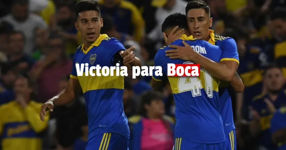 El equipo de Boca jugó contra Platense y le ganó 3 a 1