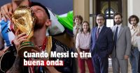 Messi y su apoyo a "1985" con un mensaje con guiño