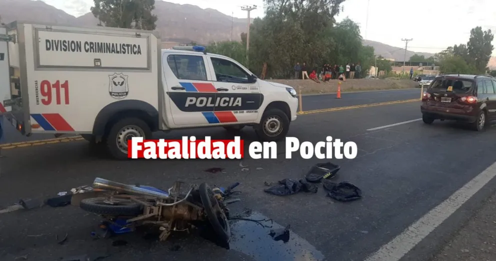 Murió un hombre de 27 años: iba en moto y chocó con un auto