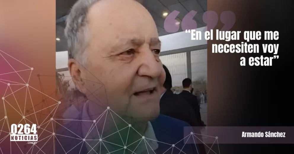 Armando Sánchez: "no me voy a borrar, no importa el cargo que ocupe"