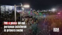 FNS: 60 mil personas asistieron la primera noche