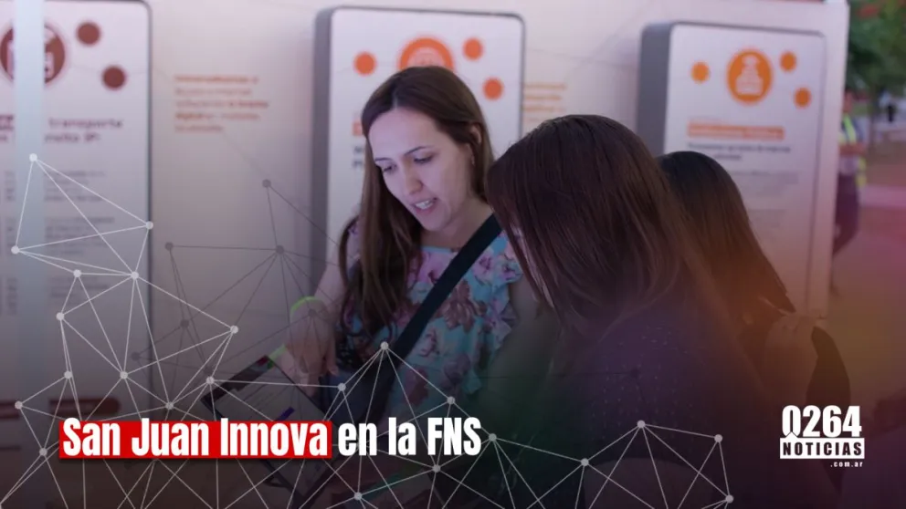 “Estamos conectados” el stand de San Juan Innova en la FNS que sortea dos tablets por noche