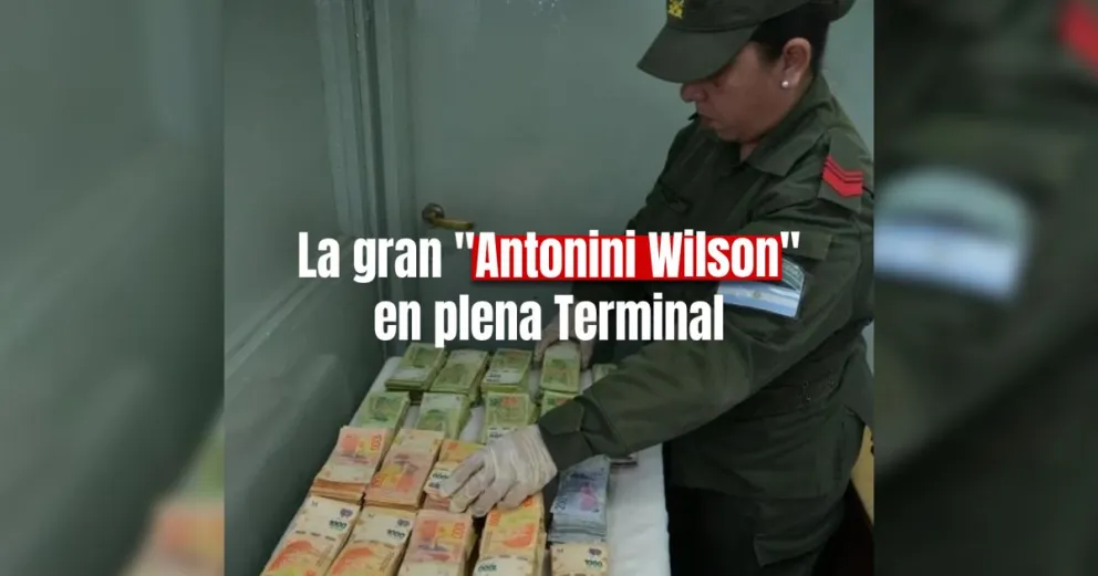 Detuvieron a una mujer en la terminal que llevaba más de $7 millones no declarados