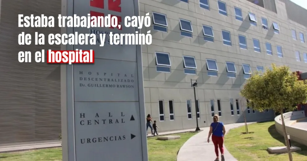 Un operario cayó de una escalera y sufrió severas lesiones