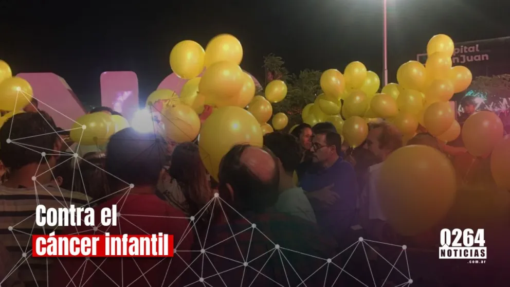 Emotiva suelta de globos en conmemoración a la lucha contra el Cáncer infantil 