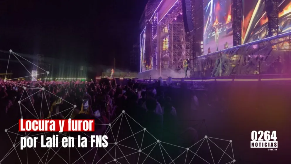 Lali desató la locura en la cuarta noche de la FNS