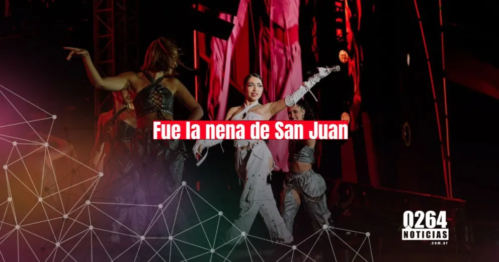 María Becerra no estuvo en automático en el escenario y la rompió