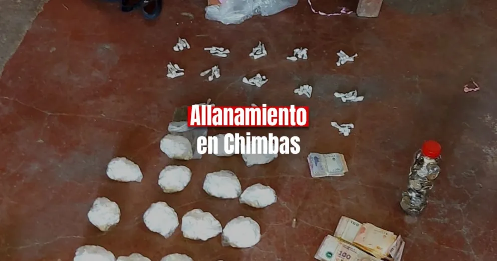 Chimbas: incautaron armas de fuego, droga y dinero en efectivo