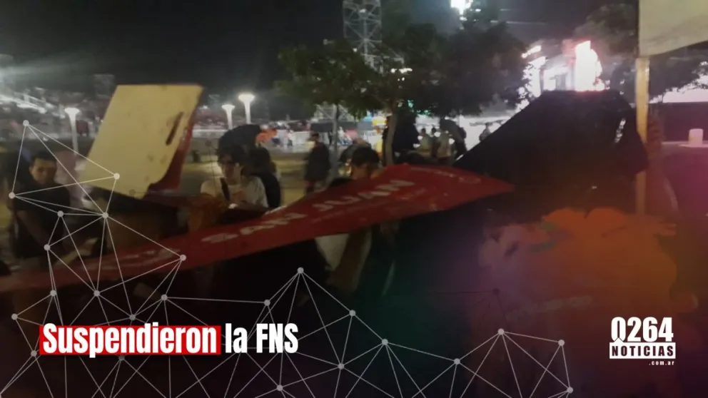 Por la lluvia, suspendieron la quinta noche de la FNS