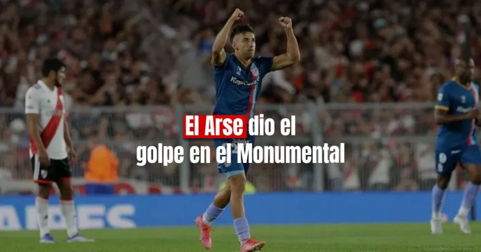 Arsenal sorprendió a River y lo derrotó en el Monumental 