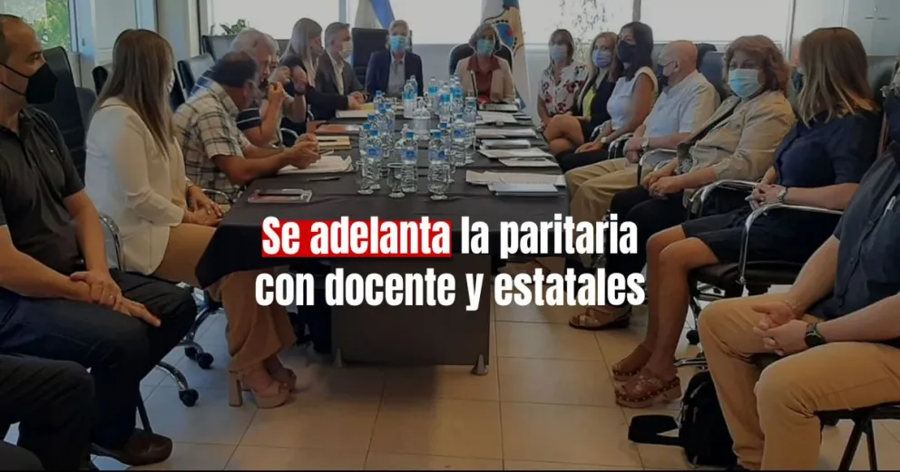 Previo al inicio de clases, el gobierno adelantó la paritaria con los docentes y los estatales
