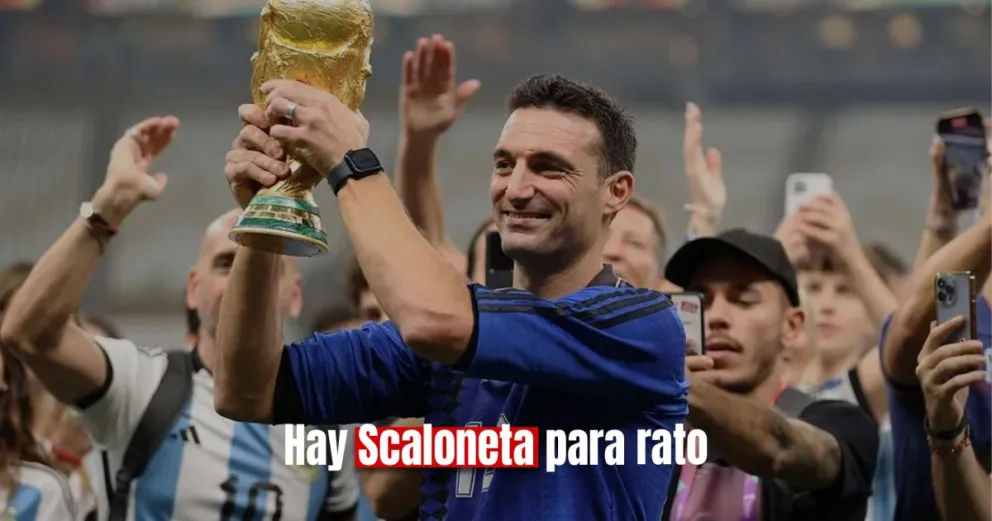 Es oficial: Scaloni renovó contrato con la Selección hasta 2026