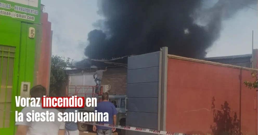 Intenso incendio en Capital interrumpió la siesta 