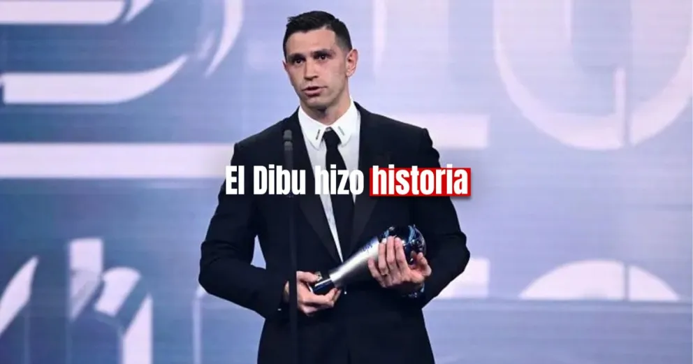 El Dibu Martínez, elegido como el mejor arquero del mundo 