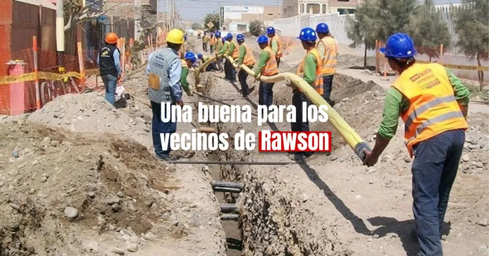 Licitan una nueva obra de redes de gas en Rawson 